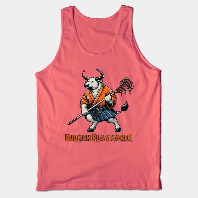 Lacrosse bull Tank Top by Japanese Fever